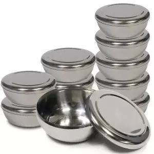 스텐공기x(10개) ZS49DK10 식당밥그릇 10.5cm 합식기