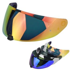 HJC i10 및 i70용 RIDLOG HJ-31 실드 교체 바이저 핏, 틴티드 모터사이클 헬멧 액세서리(빨간색)