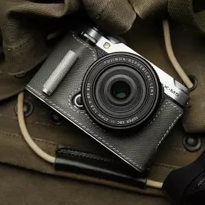 디지털 카메라가방 Mr.Stone 후지필름 xm5 카메라 케이스 보호 바디 슈트 X-M5 수제 가죽 가방