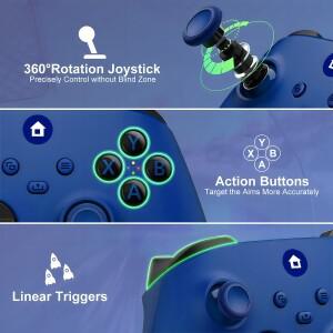 XBOX 호환 호환 One 컨트롤러 2.4G 무선 게임 one  X/S Windows PC 패드 선물용 호환 어댑터 수신기 포함