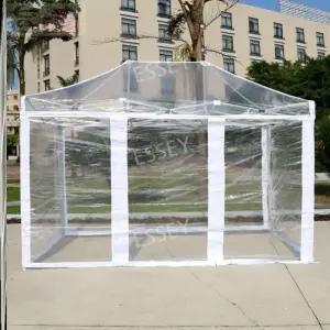 투명 야외 텐트 농막 창고 접이식 쉘터 비닐 천막