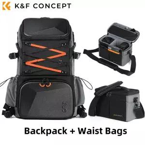 디지털 카메라가방 KF CONCEPT 32L/25L 대형 2 in 1 카메라 백팩 슬링 웨이스트 백 캐논 소니 DSLR 케이스