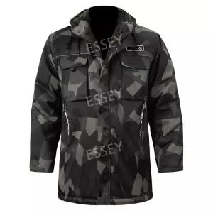 남성 방풍 낚시 잠바 동계 방수 패딩 코튼 위장 방한복 점퍼 재킷