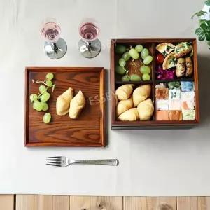 일본나무도시락 우드 원목 도시락통 찬합 피크닉