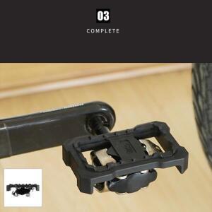 Shimano M520/M540/M8000 자동 잠금 페달 어댑터에 적합 Richy Mountain Bike MTB SPD 플레이트 분해 없음