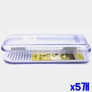 물빠짐 NM79CG77 채반 아크릴 수저보관 케이스 1호 X5개 수저통