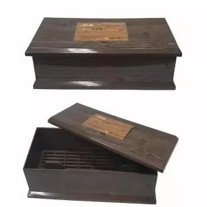 나무무늬 PR64ES51 수저함 수저보관통 업소수저통