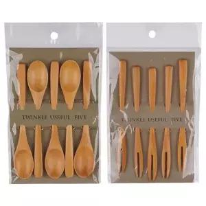 옻칠 SQ93CW25 티스푼 티포크 5개입 set