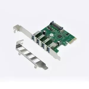 SATA 카드 PCI-E 3.0 1000Mbps 4Port to USB VL805