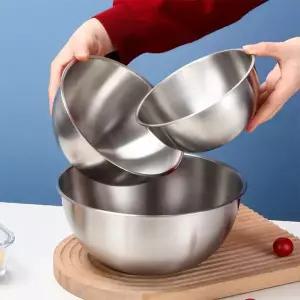 스텐 XI56KD42 믹싱볼 무광 3종세트 스텐대야 야채 세척통