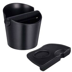 커피 노크 박스, 에스프레소 박스 탬퍼 매트 신뢰할 수 있는 바리스타 도구 세트, 탈착식 레버와 미끄럼 방지 베이스가 덤프스터, 바 샵 워크탑용