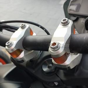 바이크 오토바이 CNC 알루미늄 핸들바 라이저 KTM 690 듀크 790 Adv 1190 ADV 슈퍼 어드벤처 28mm