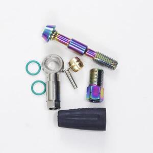 시마노 SLX XT Saint BH90 브레이크 호스 사이클 유압 피팅 용 자전거 밴조 연결 볼트 인서트