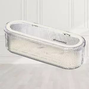 투명 QZ94OC14 물빠짐 수저통 주방용 예쁜 식기 가정용 감성