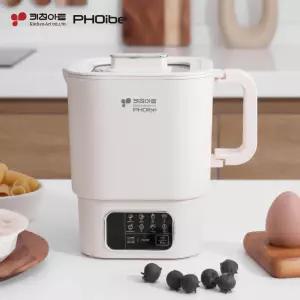 키친아트 스테인레스 멀티 무선 전기쿠커 전기냄비 라면포트 1L 프리볼트 조리모드 여행 캠핑 KA-JS1960