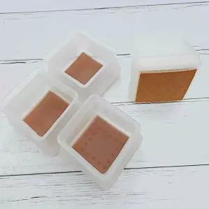 사각 실리콘의자발캡 반투명 특대 1세트 4P 커버 의자