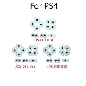 실리콘 전도성 고무 접착 단추 패드 소니호환 플레이스테이션 듀얼쇼크 4 PS4 프로 컨트롤러 게임패드용 키