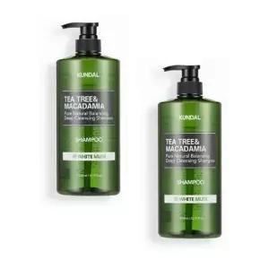 [셀러허브]쿤달 딥 클렌징 지성샴푸 화이트머스크 1058ml x 2개 상쾌한 촉촉한 부드러운 두 (S41300021A)