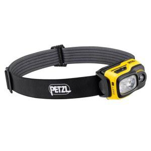 PETZL 헤드램프 블랙 강력 컴팩트 리액티브 라이팅 스위프트 경량 옐로우 RL 충전식