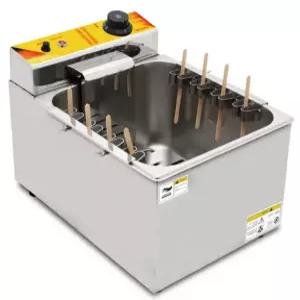 분식집 튀김기 전기 핫도그 소떡소떡 치킨 탁상형 꼬치 기계