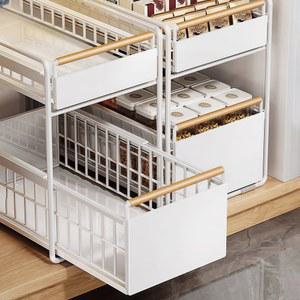 싱크대슬라이딩선반 레일 하부 주방 서랍 수납장 양념통