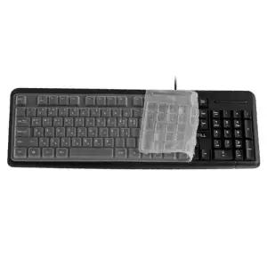 맥스틸 키보드 고감도 USB 유선키보드 K100 (실리콘 키스킨 포함)