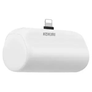 코끼리 보조배터리 미니퀵 고속충전 5000mah 8핀 (화이트)