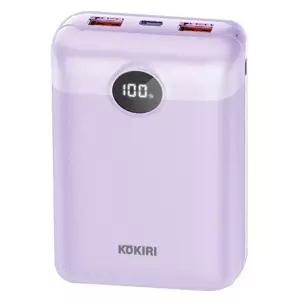 코끼리 보조배터리 고속충전 LCD 20000mAh 3포트 (퍼플)