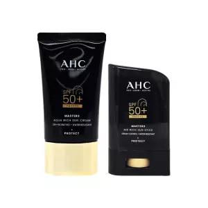 [AHC]AHC 마스터즈 아쿠아 리치 선크림 대용량 60ml+리치 선스틱 22g