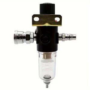 1개 AFR-2000 공압 필터 공기 처리 장치 커넥터 포함 PM20SM20 압력 조절기 콤프레샤 감압 밸브 오일 워터