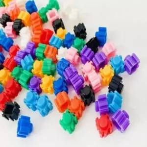 디폼블럭 케이스 보관함 10색 1세트 블록놀이 크리스마스선물