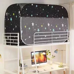 원터치난방텐트 모기장 실내 기숙사 방한 난방 벙커침대