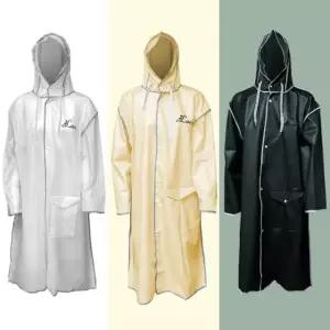 고급 레인코트 EVA 코트형 작업용 우의 단체 판촉