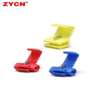 절단 없는 스카치 잠금 와이어 커넥터 케이블 절연 라인 AWG 22-10 크림프 퀵 스플라이스 전기 단자 10피스