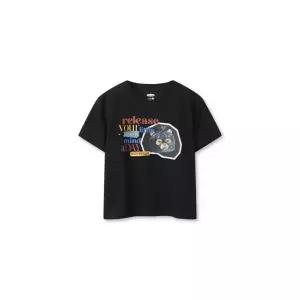 TOPTEN 여성 [마인드어데이 커버캣] COOL Air 코튼 크루넥 T 반팔_MSG2TS2003 MSG2TS2003