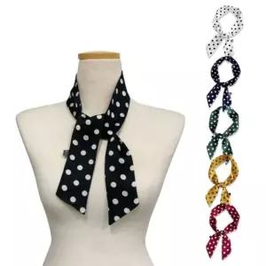 [옷자락]여자 사계절 클래식 도트 패턴 쁘띠 스카프