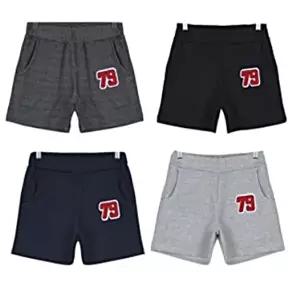 영문 패치 3부 반바지 허리밴딩 트레이닝팬츠 데일리 (HSJ-W9D0DB4)