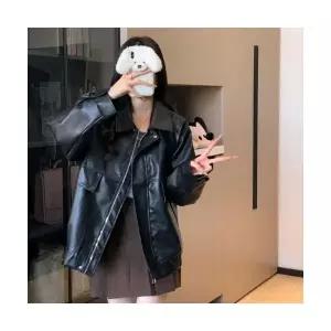 빈티지 여사친 데일룩 재킷 가죽 자켓 코트 긴팔 상의 DAOL1