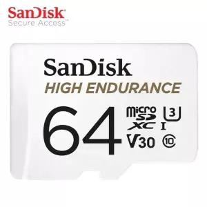 SanDisk 고내구성 비디오 모니터링 microSD 카드 (QQNR) (64GB)