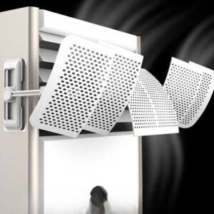 업소용 대형 에어컨바람막이 각도조절 가드 방병 캠핑장 냉업소용 텔레스코픽 사무실 브라켓