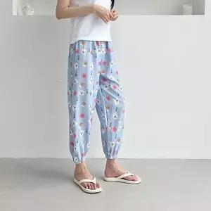 포포면 9부 조거팬츠 여름 홈웨어팬츠 데일리 바지 랜 (HSJ-WFITAAO)