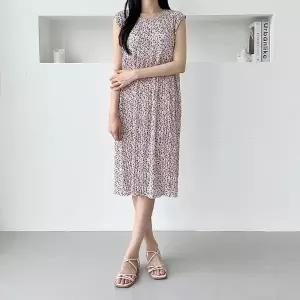 여름 여자원피스 아이스원피스 주름치마 민소매원피스