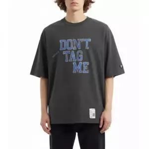 MUST IT_미하라 야스히로 26SS 돈 태그 미 프린티드 반팔 티셔츠 J16TS842 BLACK)