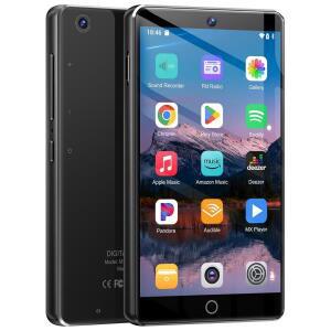 Bluetooth 5.0 및 WiFi, Spotify, Android 13 OS, 카메라 스피커를 갖춘 80GB(16+64GB) MP3 플레이어