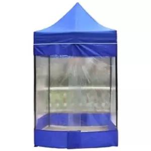 1인 천막 하우스 스틸 1인용 텐트 부스 투명 비닐 그늘막
