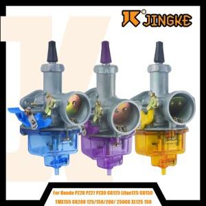 혼다 호환 PZ26 PZ30 CG125 Lifan125 TMX155 CG200 125/150/200/250CC XL125 바이크 오토바이 ATV 기화기