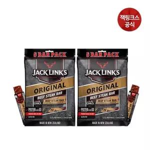 [NS홈쇼핑]잭링크스 스테이크바 오리지널 25gX5개X2팩(10개) 육포 소고기육포..[35856419]