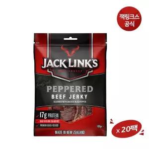 [NS홈쇼핑]잭링크스 페퍼드 100gX20팩 육포 소고기육포[35856491]