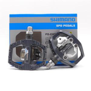 SHIMANO PD EH500 양면 플랫폼 클립리스 페달, 클리트 SM-SH56 포함,