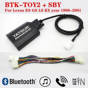 1998-2001 Lexus ES GS LS RX  자동차 라디오 Hi fi Qualcomm Bluetooth 음악 어댑터 휴대폰 통화 핸즈프리